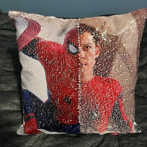 Double Image Reversible Sequin Pillow photo review