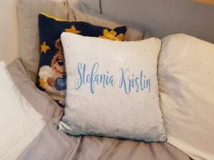 Classic Sequin Pillow photo review