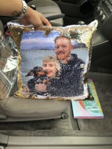 Classic Sequin Pillow photo review