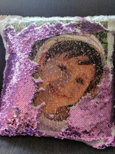 Classic Sequin Pillow photo review