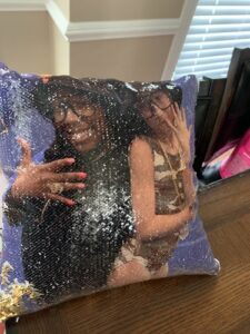 Classic Sequin Pillow photo review