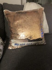 Classic Sequin Pillow photo review