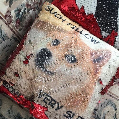 Classic Sequin Pillow photo review