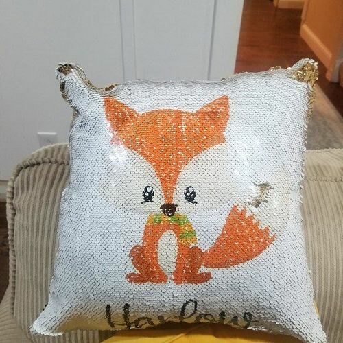 Classic Sequin Pillow photo review