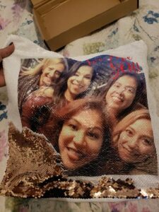 Classic Sequin Pillow photo review