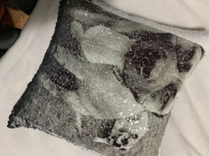 Classic Sequin Pillow photo review