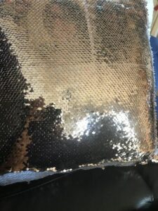 Classic Sequin Pillow photo review