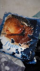 Classic Sequin Pillow photo review