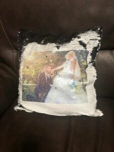 Classic Sequin Pillow photo review