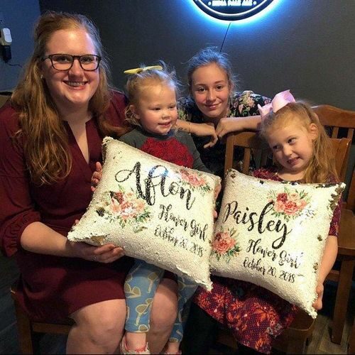 Classic Sequin Pillow photo review