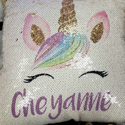 Classic Sequin Pillow photo review